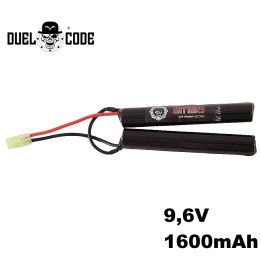 9.6V Rechargeable Battery 1600mAh for AEG Airsoft Replicas