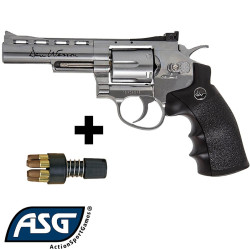 Dan Wesson 4" Silver CO2 Airsoft Replica - 6-Shot...