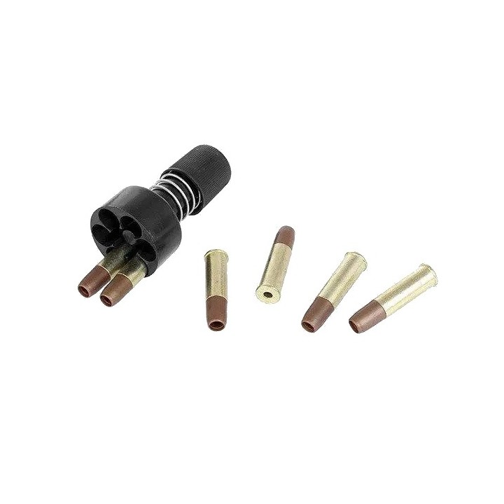 Dan Wesson 4" Silver CO2 Airsoft Replica - 6-Shot Metal Revolver