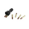 Réplique airsoft Dan Wesson 4" Silver avec douilles