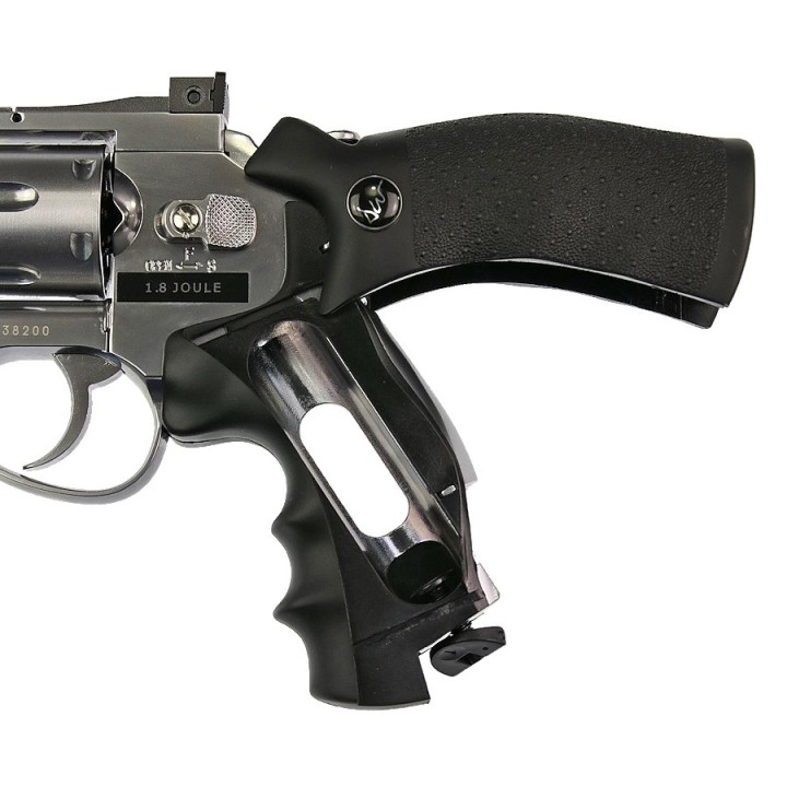Dan Wesson 4" Silver CO2 Airsoft Replica - 6-Shot Metal Revolver