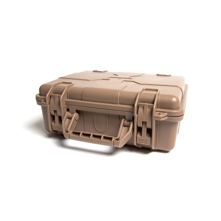 MALETTE RIGIDE PISTOLET 28 CM TAN