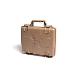 MALETTE RIGIDE PISTOLET 28 CM TAN