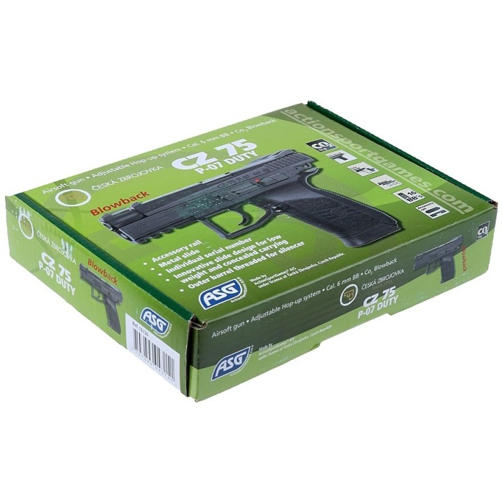 CZ 75 P-07 Duty CO2 Airsoft Pistol - Metal Replica