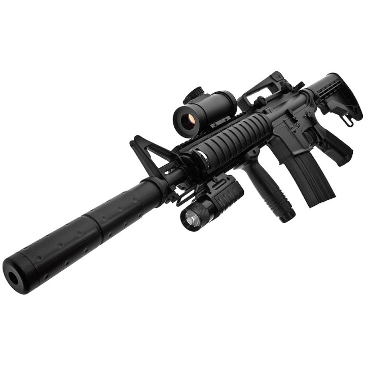 Affordable DS4 Airsoft Rifle - Starter Pack with Accessories and Protection