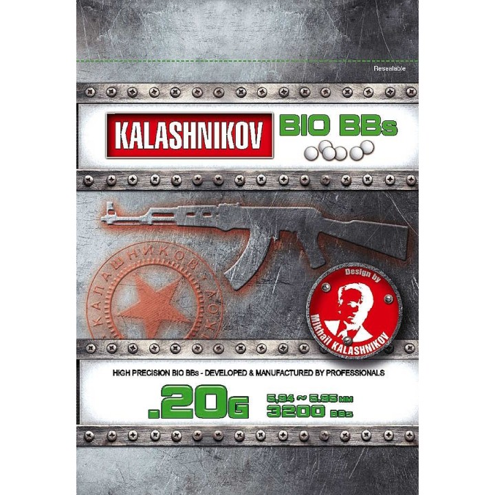 billes airsoft écologiques 0.20g