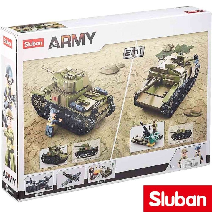 Sluban M14/41 Italian Tank Replica - Airsoft