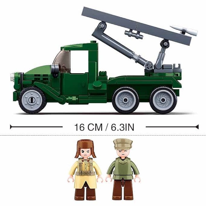 Buy Sluban Katyusha Red Army WWII Military Model