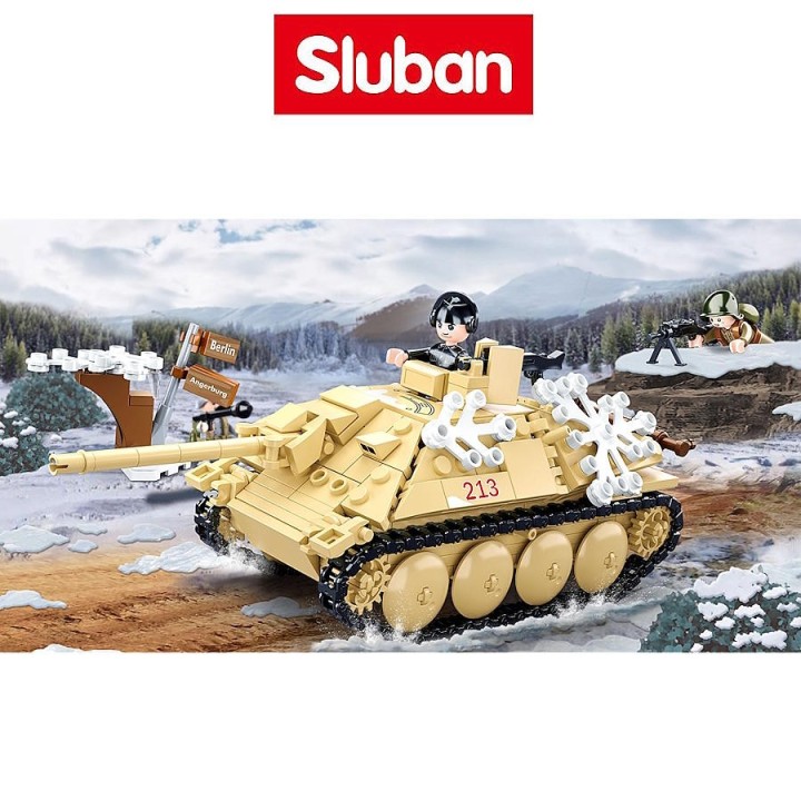 World War II Military Tank Model Kit - Sluban 344 Pieces