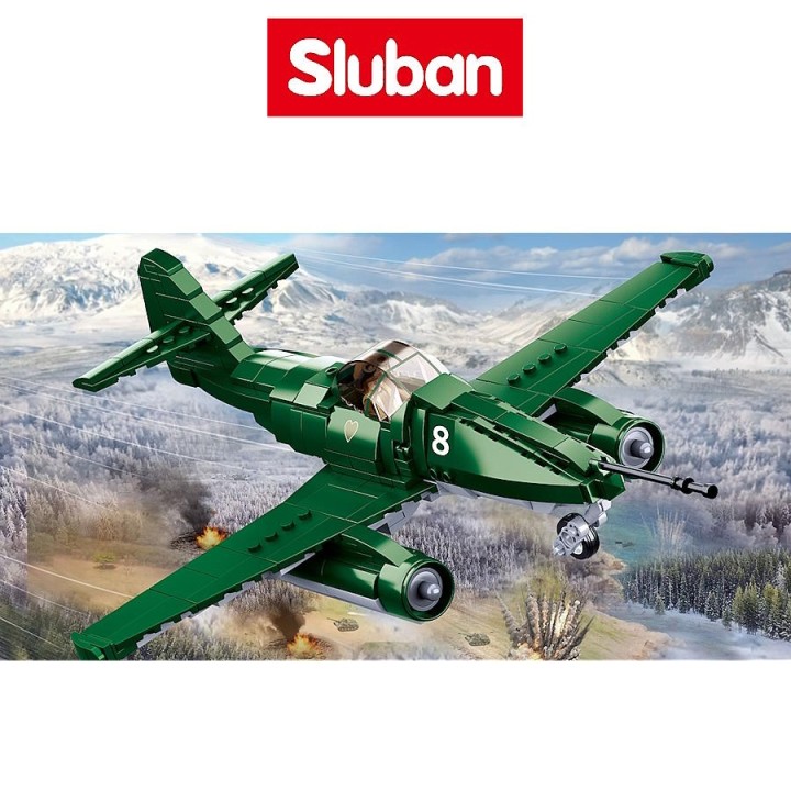 Kit Construction Avion Militaire Sluban - Maquette Collectionneur France