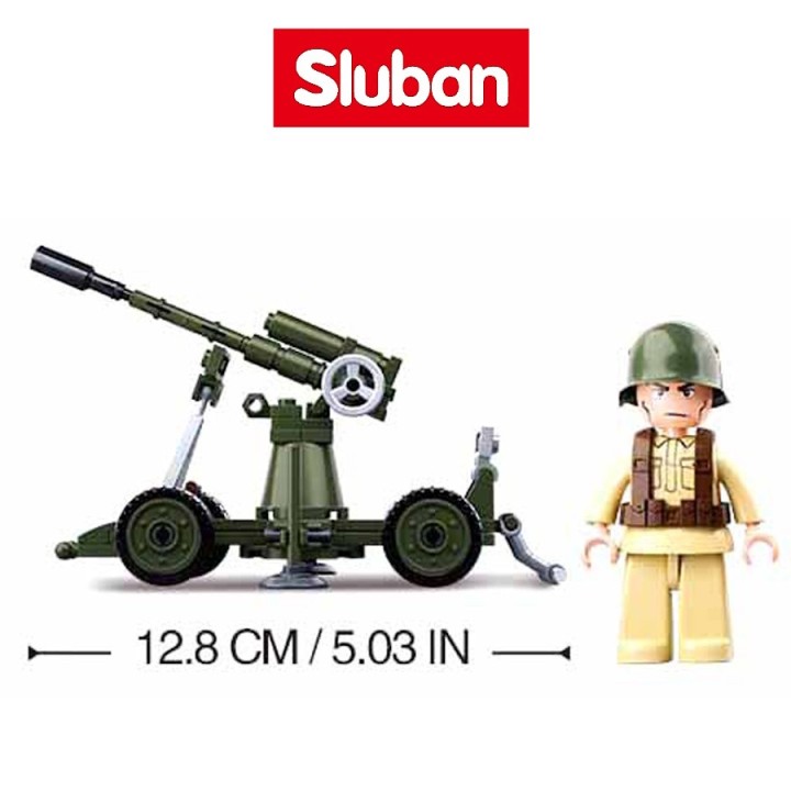 WWII Sluban Anti-Aircraft Gun Replica - Airsoft