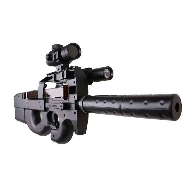 Affordable Well D90-H AEG Airsoft Replica with Accessories