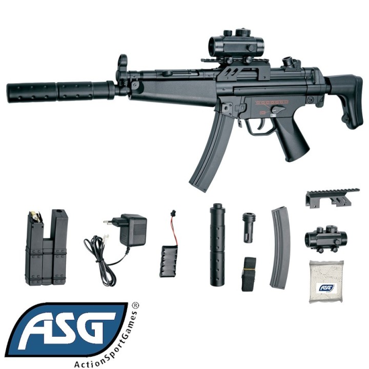 Pack réplique airsoft AEG BT5 A5 avec accessoires