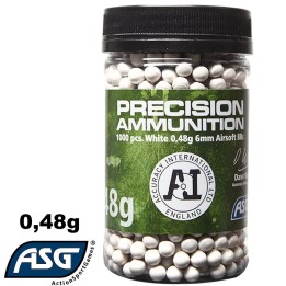 ASG 0.48g Airsoft BBs: High Precision & Range for Sniper Replicas