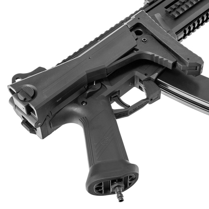 smg airsoft avec moteur hpa intégré avec crosse pliable