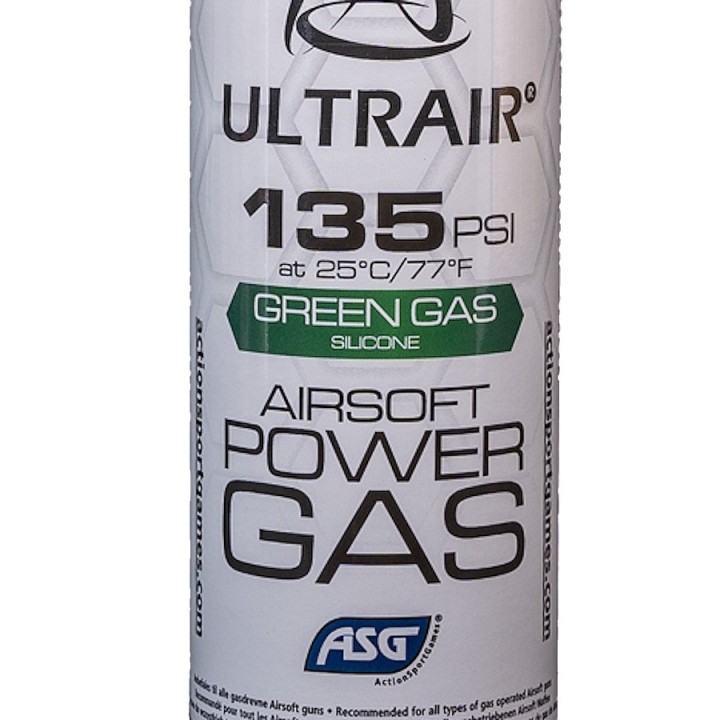 ASG ULTRAIR Green Gaz Airsoft | High Pressure Propellant 135 PSI
