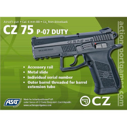 CZ 75 CO2 airsoft pistol - official markings