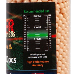 billes phosphorescentes airsoft calibre 6mm conditionnement asg