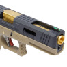 WE R17 T6 tan/gold airsoft GBB replica - Glock style