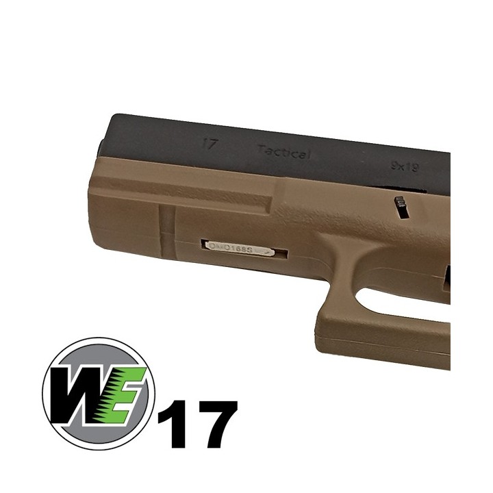 WE R17 Gen 3 airsoft Pistol GBB tan - Blowback United Kingdom