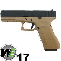 WE R17 Gen 3 airsoft Pistol GBB tan - Blowback United Kingdom