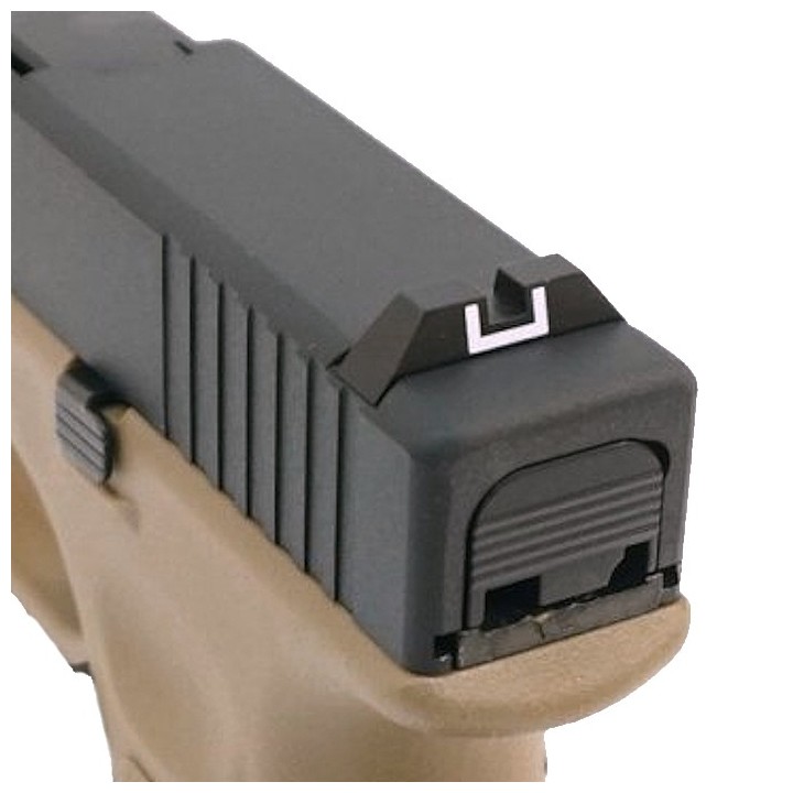 WE R19 Gen3 Tan Airsoft CO2 Pistol - Tactical Rail & Adjustable Hop-Up