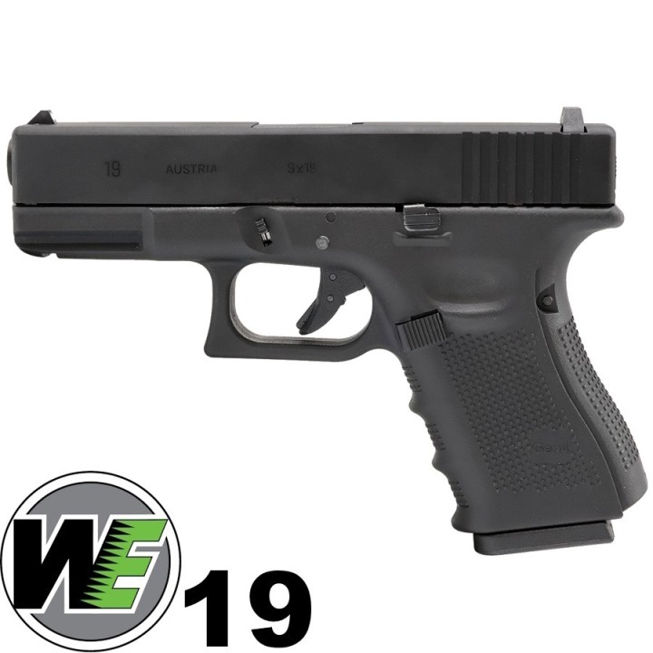 WE Airsoft MK3 G19 Gen4 CO2 Gas Blowback Replica