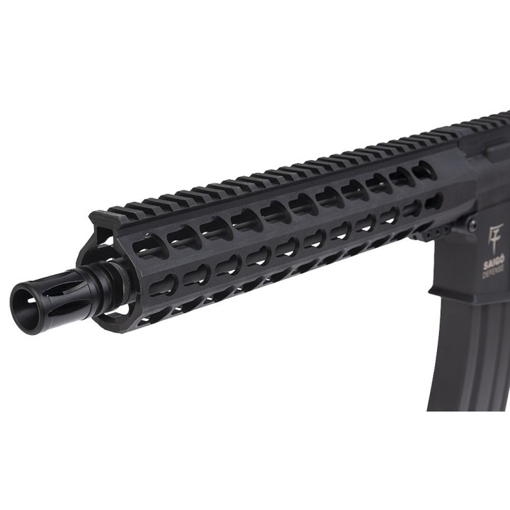 Kenji Longue Saigo Defense M4 AEG Airsoft Replica - KeyMod Rail, 300 BB Magazine