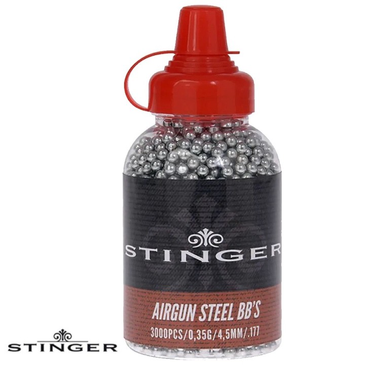 Steel BBs (Stinger) - 3000pcs 4.5mm Airsoft Ammo