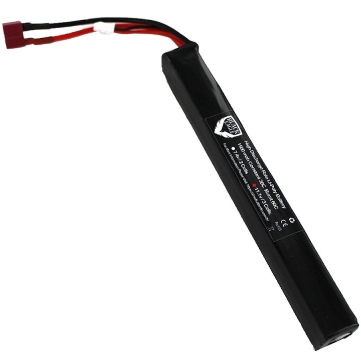 1500mah 11.1V stick type size:16*19*180mm with Dean - 9.6V