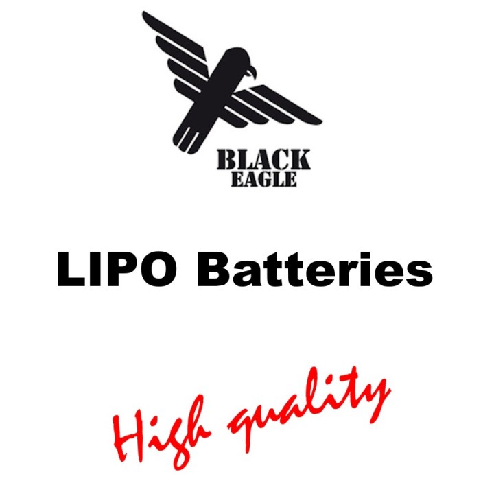 black eagle batterie légère li-po airsoft 1500mah 11.1v