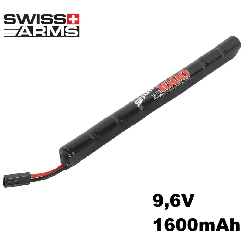 9.6V 1600mAh AEG battery stick for airsoft replica