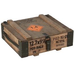 Military Wood Box 40x36x15cm | Army Surplus Storage  Bushcraft
