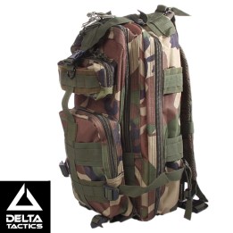 Woodland Military Backpack 25L - Delta Tactics MOLLE