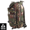 Woodland Military Bag 25L Delta Tactics - MOLLE Tactical Outdoor