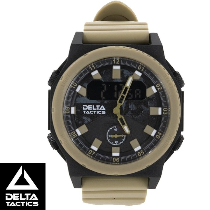 montre tactique digitale analogique delta tactics tan