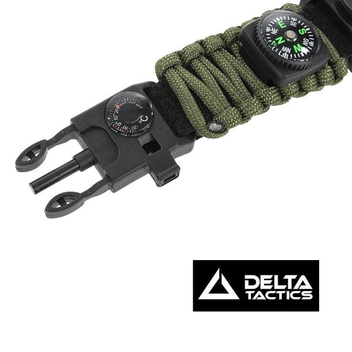 Delta Tactics Survival Tactical Watch - Paracord Kit