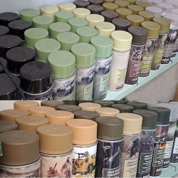 Military spray paint FOSCO WK Khaki Tropen - Tactical aerosol spray 400ml