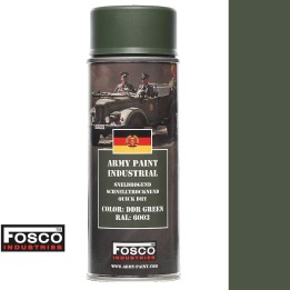 DDR Green military spray paint - Fosco: robust spray paint, camouflage car and equipment