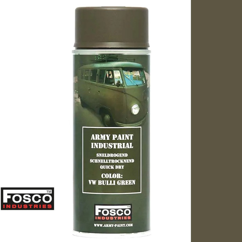 VW Bulli Green Aerosol Paint 400mL - Multipurpose Military Paint