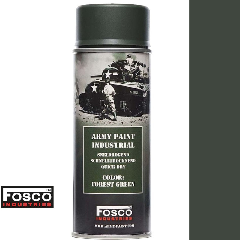 bombe peinture militaire fosco vert forest green