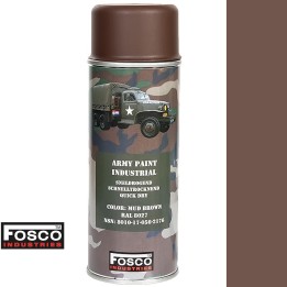Military Fast-Drying Spray Paint - MUD BROWN 400ml