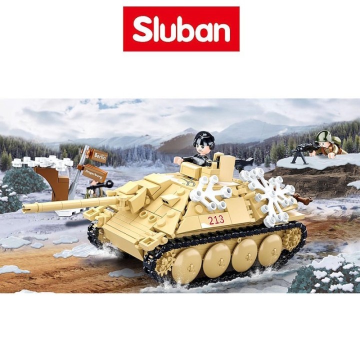 World War II Military Tank Model Kit - Sluban 344 Pieces