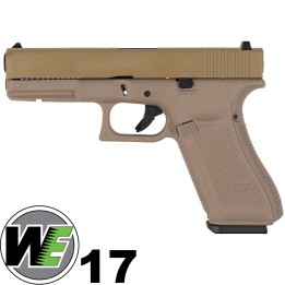 Pistolet G17 Gen 5 Gaz GBB WE - Tan