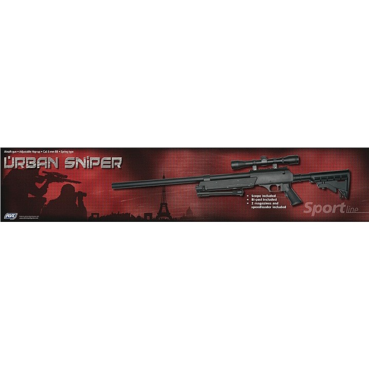 sniper airsoft pack complet ASG débutant