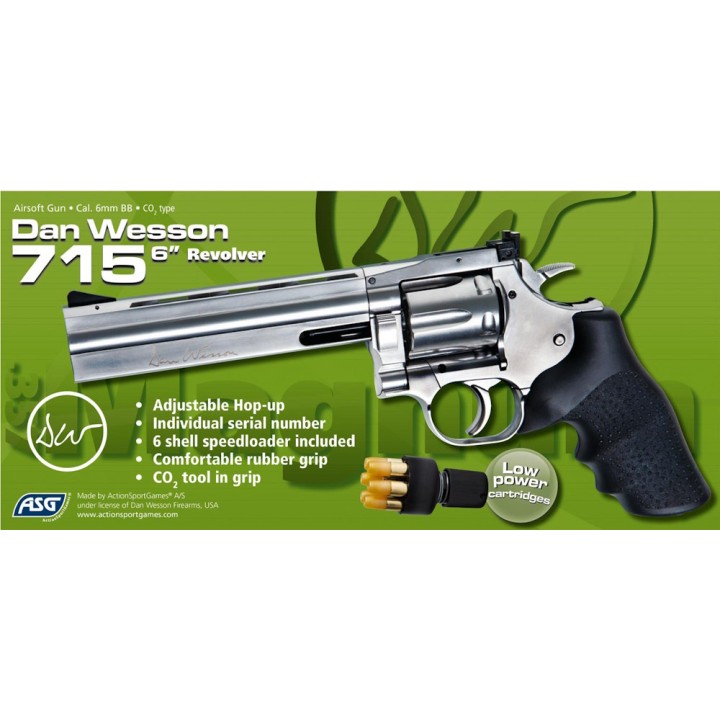 Dan Wesson 715 Full Metal CO2 Airsoft Revolver