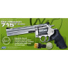 Dan Wesson 715 Full Metal Chrome CO2 Airsoft Revolver 6 Inches