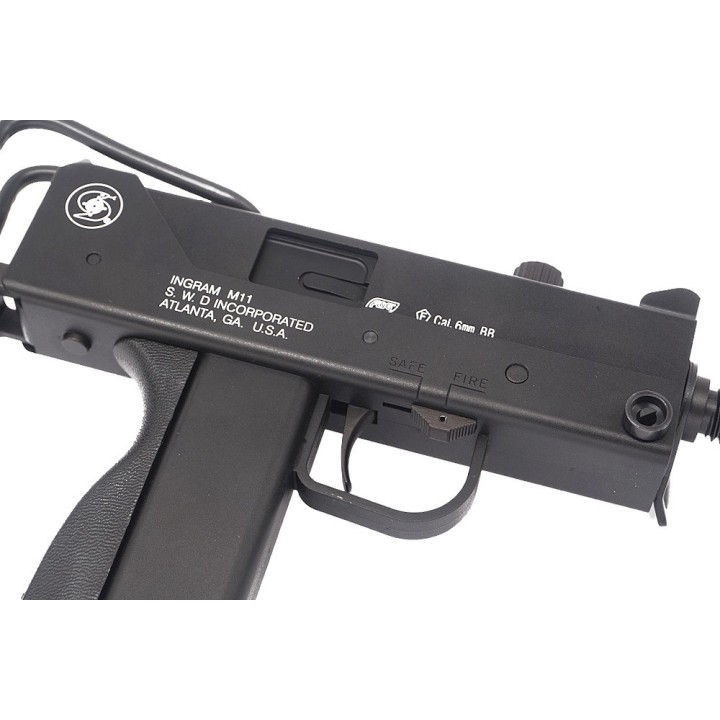 Réplique CO2 Cobray M11 6mm marquages réalistes