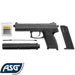 Airsoft Pistol MK23 Socom ASG - Spring powered...