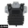 gilet tactique airsoft noir Delta Tactics V18